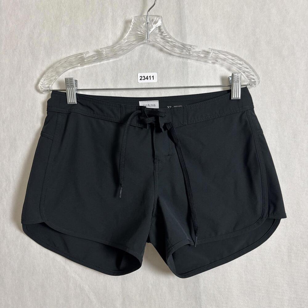 Prana Women's Size XS Black Polyester Schaffie Short